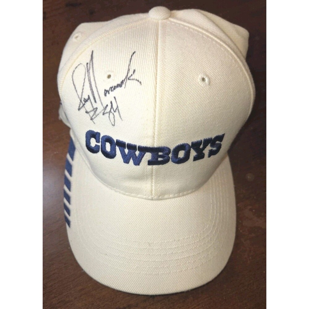 Vintage Dallas Cowboys Sports Specialties Hat Signed Jay Novacek 84 TE Auto Cap